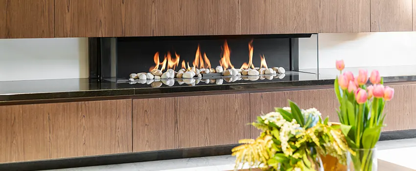 Double-height Fireplace Design Refurbishment in Stafford, Texas